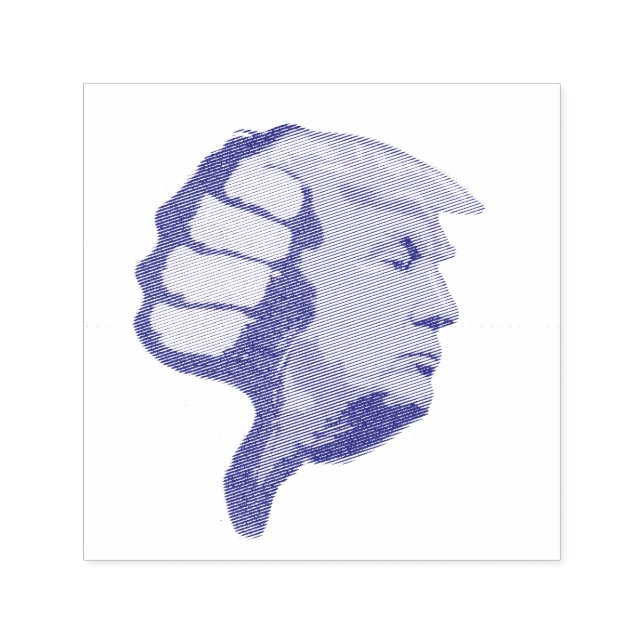 Thumbs Down on Trump Self-inking Stamp (Design)