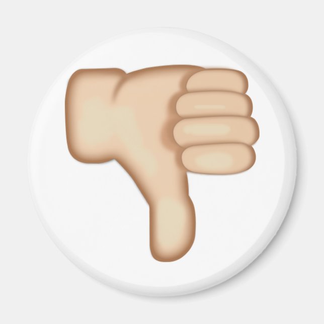 Thumbs Down Sign Emoji Magnet (Front)