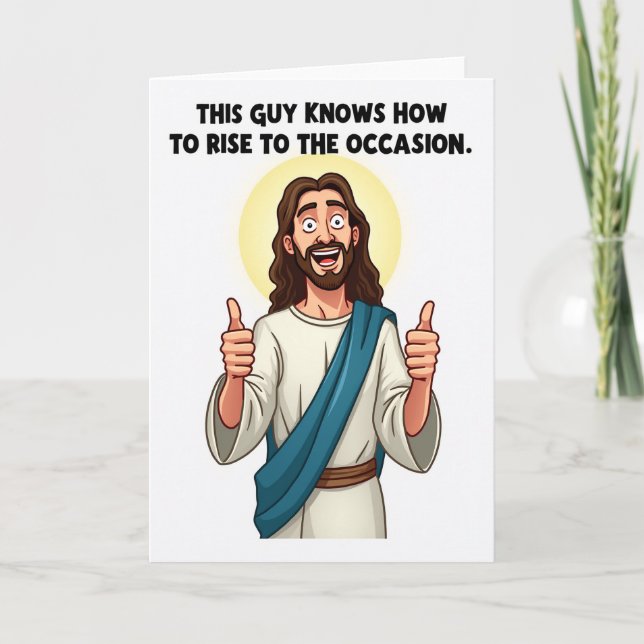 Thumbs Up Approval Figure Card (Front)