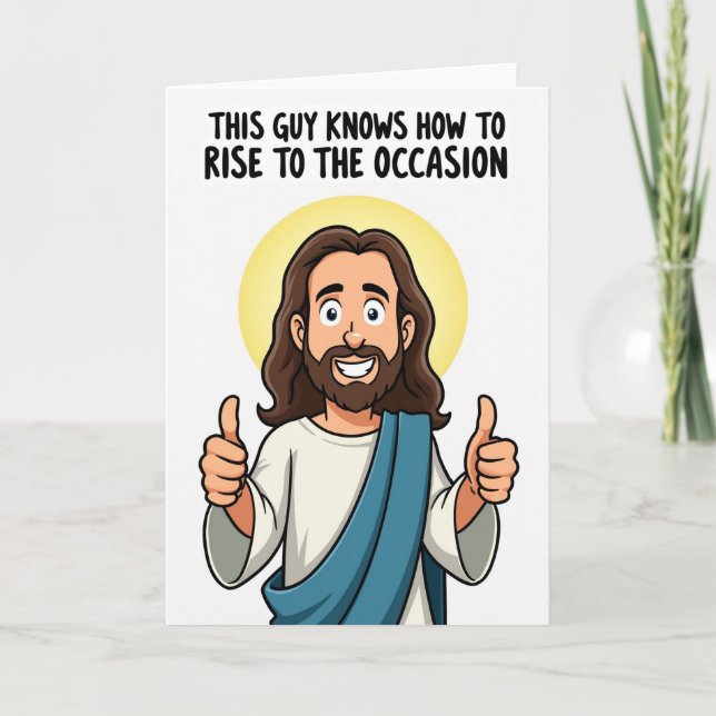 Thumbs Up Approval Great Guy Card (Front)