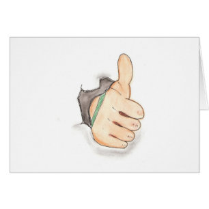 Thumbs up cards