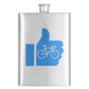 Thumbs Up Cycling Hip Flask