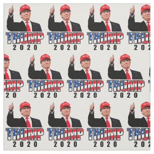 Thumbs Up Donald Trump 2020 Fabric