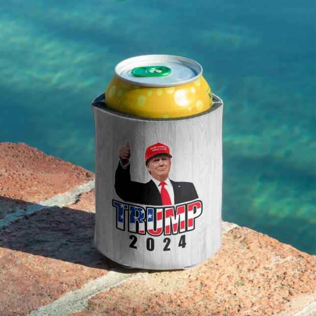 Thumbs Up Donald Trump 2024 Can Cooler (In Situ Pool)