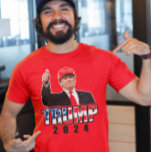 Thumbs Up Donald Trump 2024 T-shirt at Zazzle