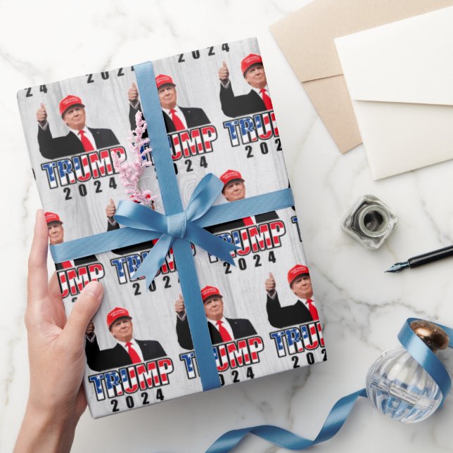 Thumbs Up Donald Trump 2024 Wrapping Paper (Gifting)