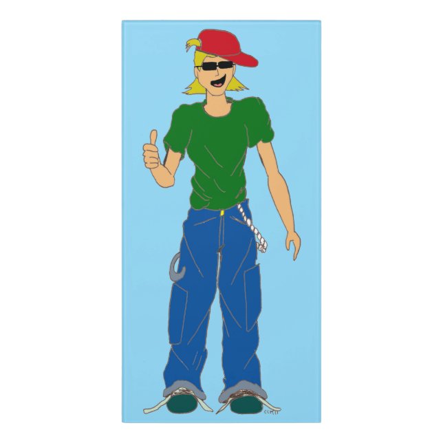 thumbs up  door sign (Classic Front Vert)