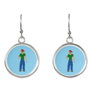 thumbs up earrings