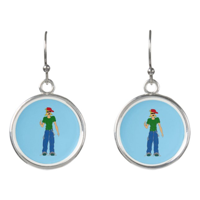 thumbs up earrings (Front)