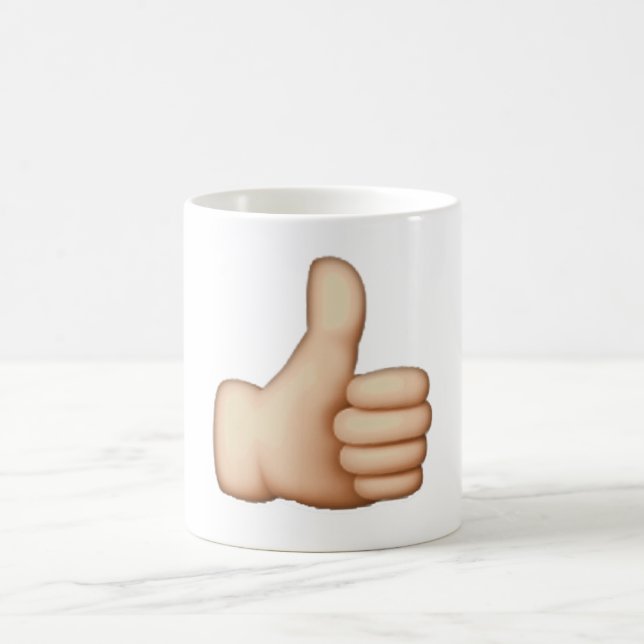 Thumbs Up - Emoji Coffee Mug (Center)