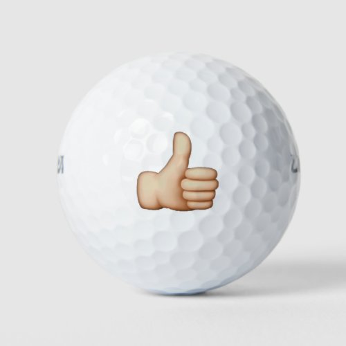 Thumbs Up _ Emoji Golf Balls