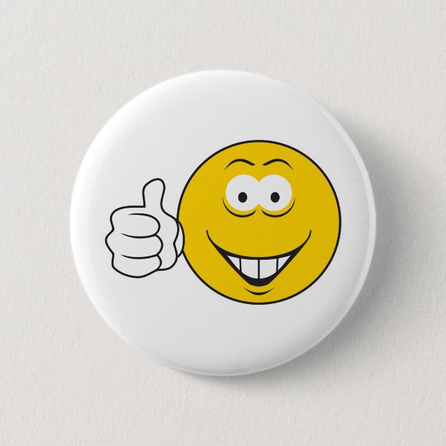 Thumbs Up Face Button (Front)