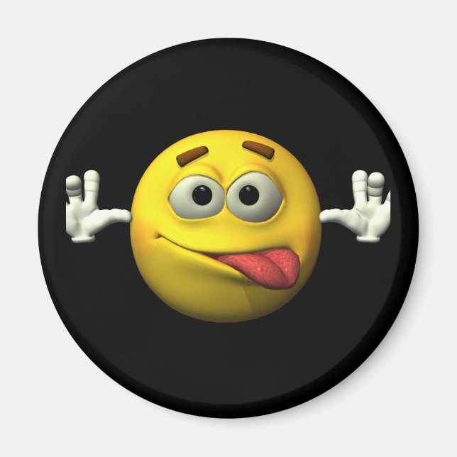 Thumbs Up Face character Magnet (Front)