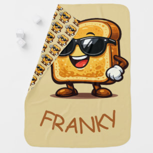 Thumbs Up French Toast Baby Blanket