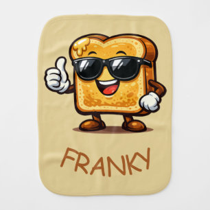 Thumbs Up French Toast Baby Burp Cloth
