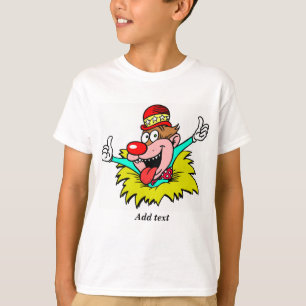 Thumbs Up, fun clown TEMPLATE, T-Shirt