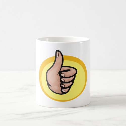 Thumbs Up Gesture Coffee Mug