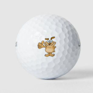Thumbs up golf balls