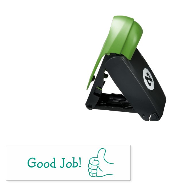 Thumbs Up, Good Job, Kids Pocket Stamp (Open with Design)