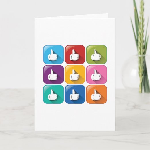 Thumb Cards | Zazzle