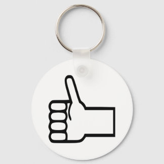 Thumbs up keychain
