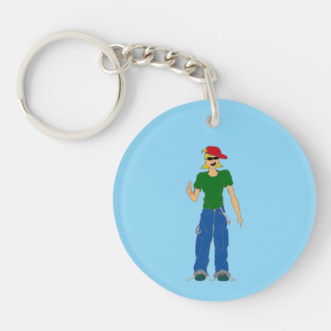 thumbs up keychain (Front)