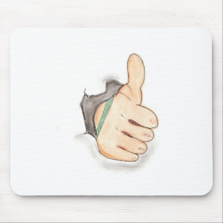 Thumbs up mouse pad