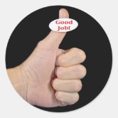 Good Job Thumbs Up Sticker