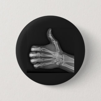 Thumbs up pinback button