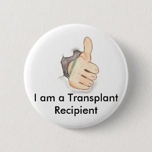 Thumbs up pinback button