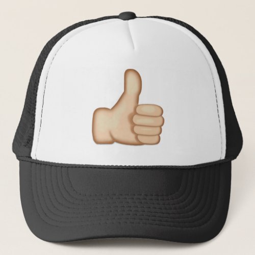Thumbs Up Sign Emoji Trucker Hat