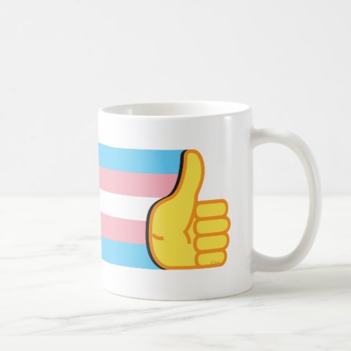 Thumbs Up Trans Coffee Mug