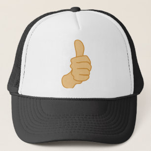 thumbs up trucker hat
