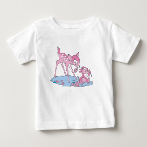 Thumper and Bambi Eating Fruit Baby T_Shirt