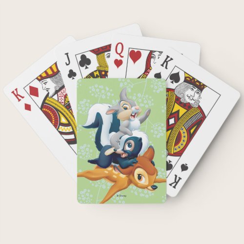 Thumper, Flower & Bambi Playing Cards