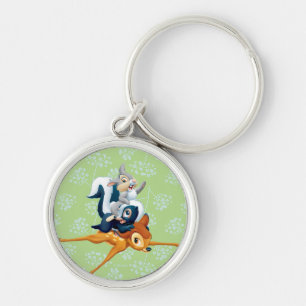 Thumper, Flower, & Bambi Stacked During Play Keychain