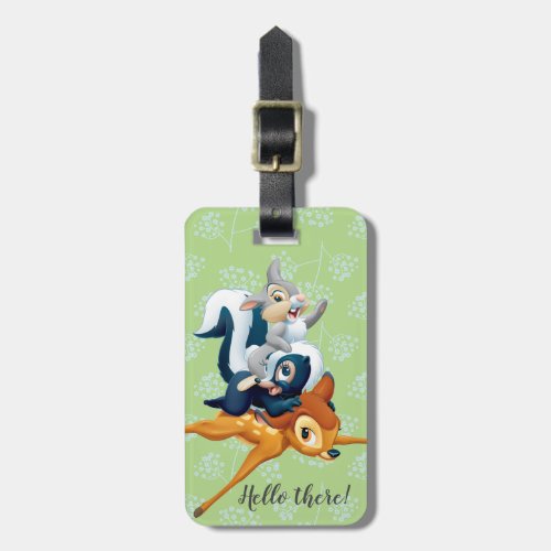 Thumper Flower  Bambi Stacked During Play Luggage Tag