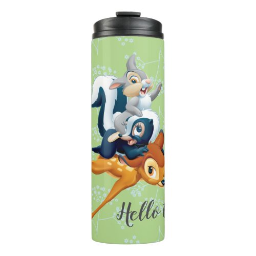 Thumper Flower  Bambi Stacked During Play Thermal Tumbler