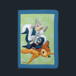Thumper, Flower, & Bambi Stacked During Play Trifold Wallet<br><div class="desc">Disney's Bambi | Check out this cute graphic of Thumper and Flower stacked on top of Bambi as they had falled during play.</div>