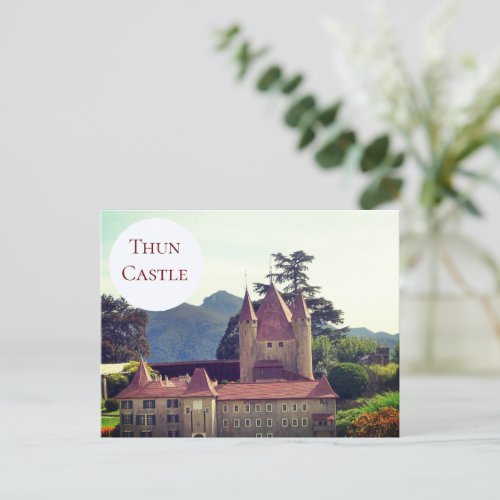 Thun castle_ Switzerland Postcard