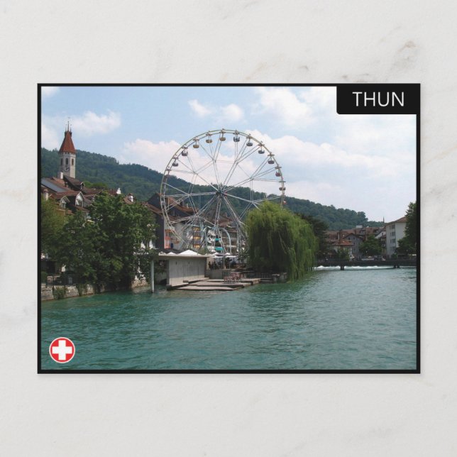 Thun - Switzerland Postcard. Postcard (Front)