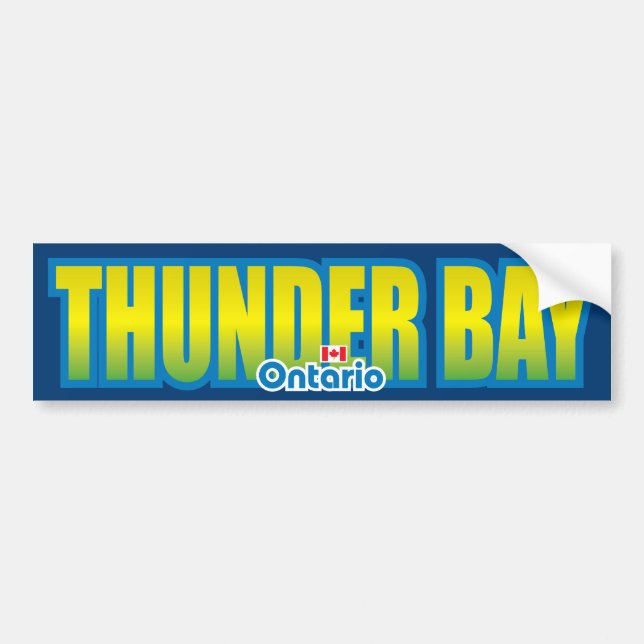 Thunder Bay Bumper Bumper Sticker (Front)