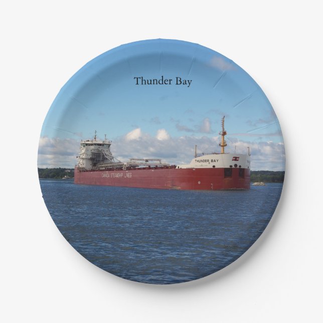 Thunder Bay paper plate (Front)