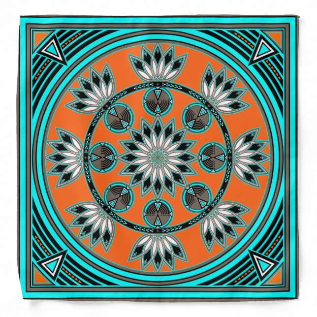 Thunder Beings (Orange) Bandana (Front)