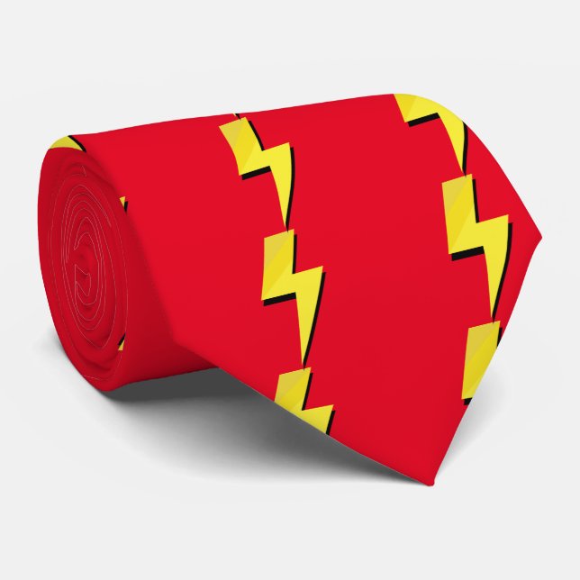Thunder Bolt Flash tie (Rolled)