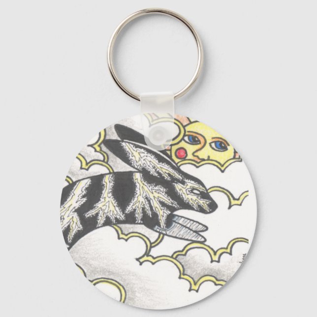 Thunder Bunny Keychain (Front)