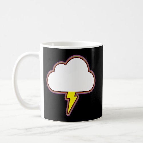 Thunder Cloud Lightning Raining Storm Coffee Mug