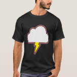 Thunder Cloud Lightning Raining Storm T-Shirt