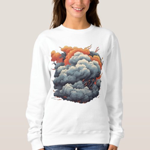  Thunder clouds  Sweatshirt