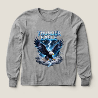 Thunder Eagle – Majestic Bald Eagle Lightning Grap Tri-Blend Shirts